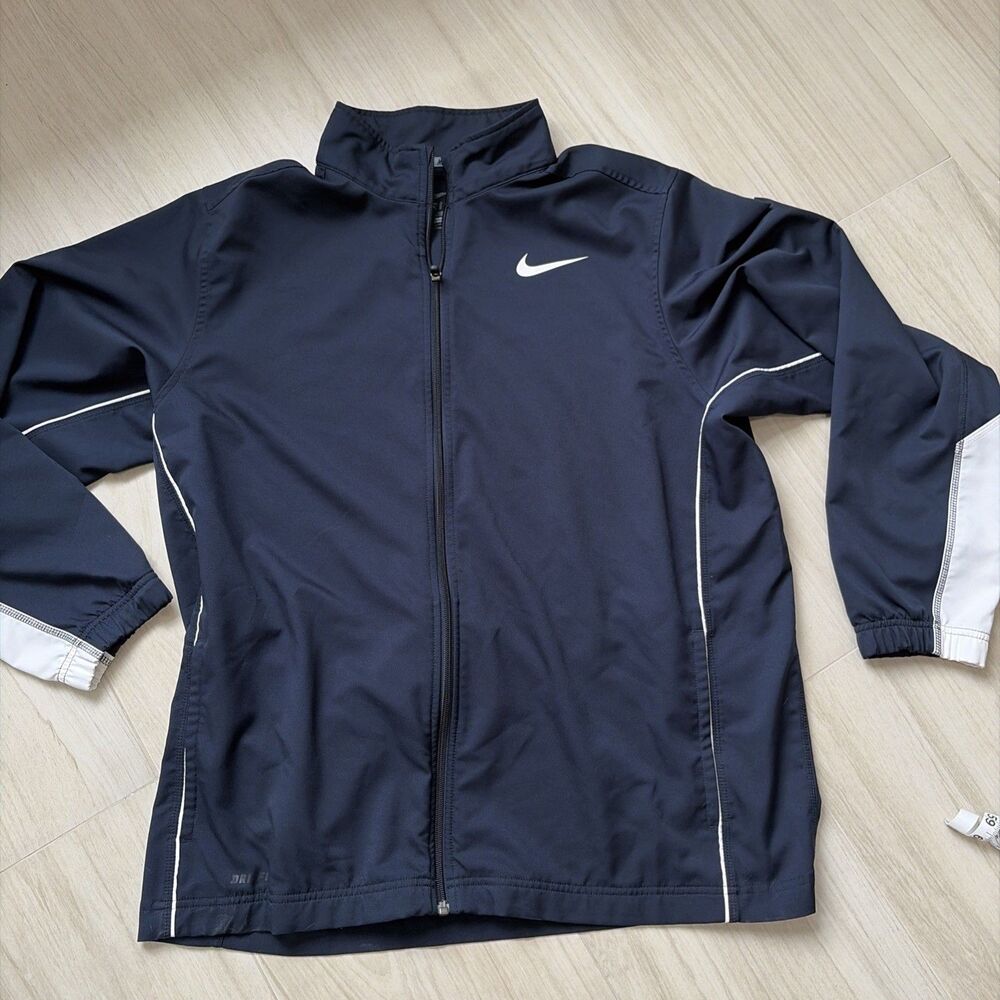Nike Mens Team Jacket Full Zip Dri Fit Athletic Performance Lightweight Sport XL